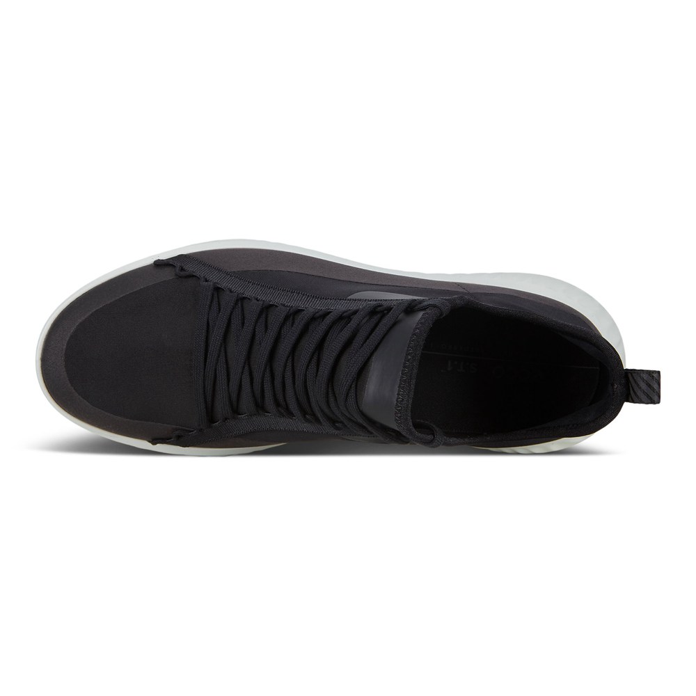 ECCO Mens Slip On Black - St.1 Lite Sneakerss - VPK-859216